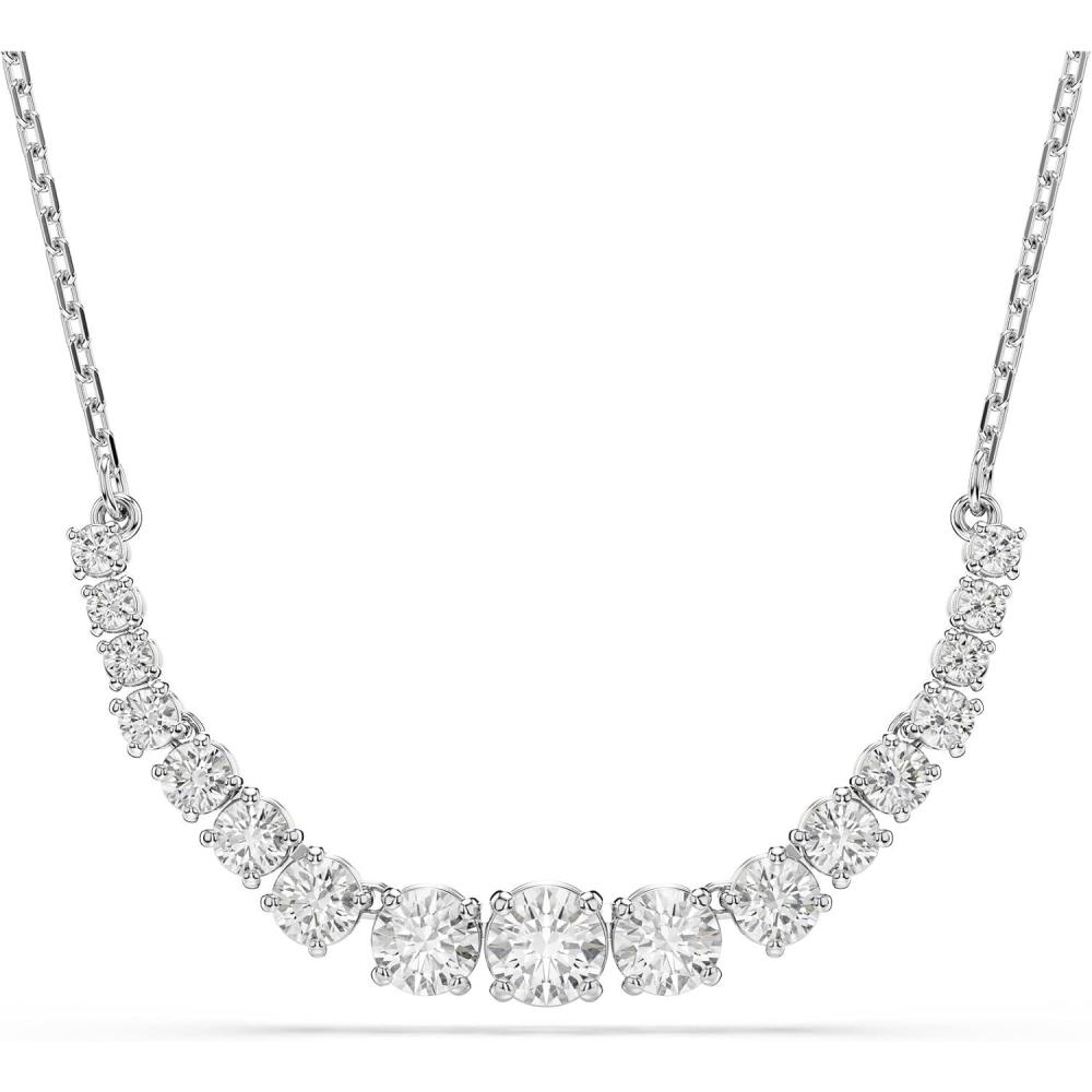 imageSwarovski Matrix bracelet Gradient of round cuts clear Rhodium finishNecklace