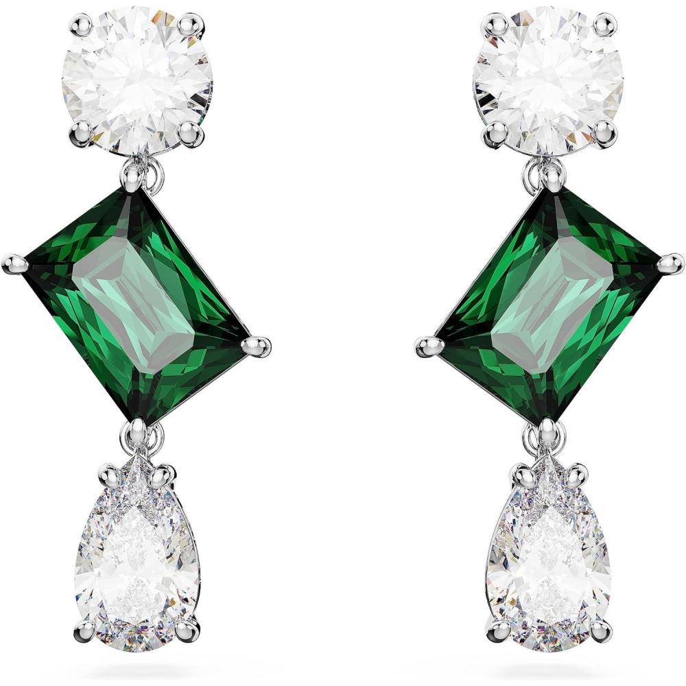 imageSwarovski Mesmera drop earringsGreen Earrings Set