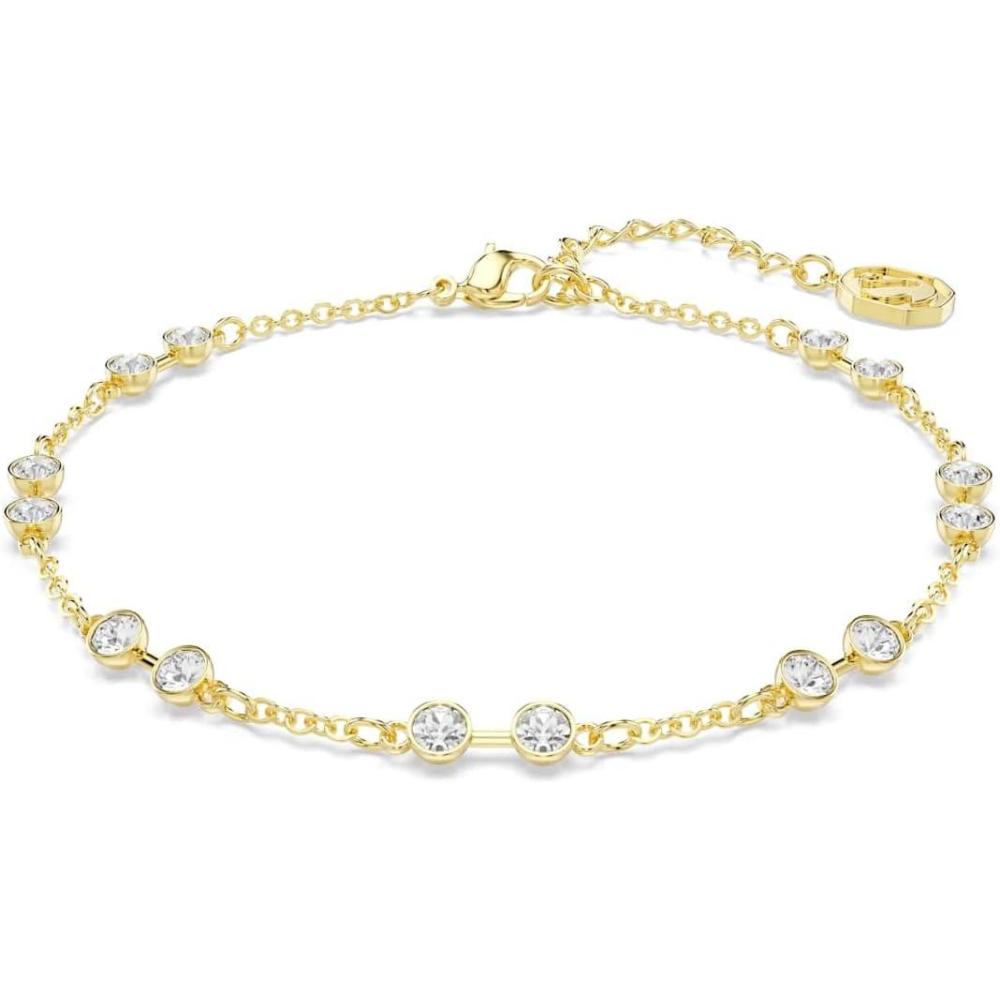 imageSwarovski Remix Collection strand Round cut White Goldtone finish