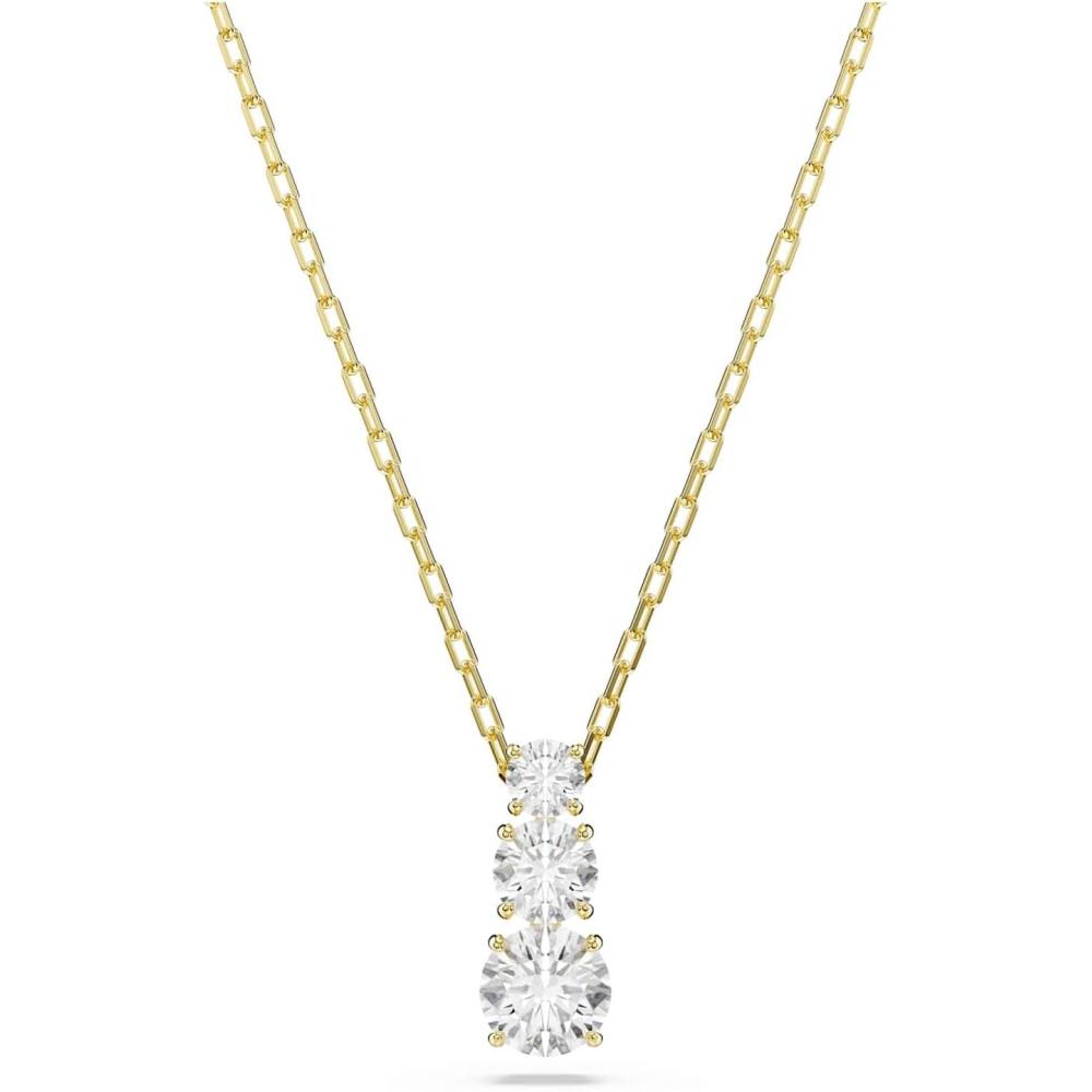imageSwarovski Stilla Attract pendant Round cut White Goldtone plated