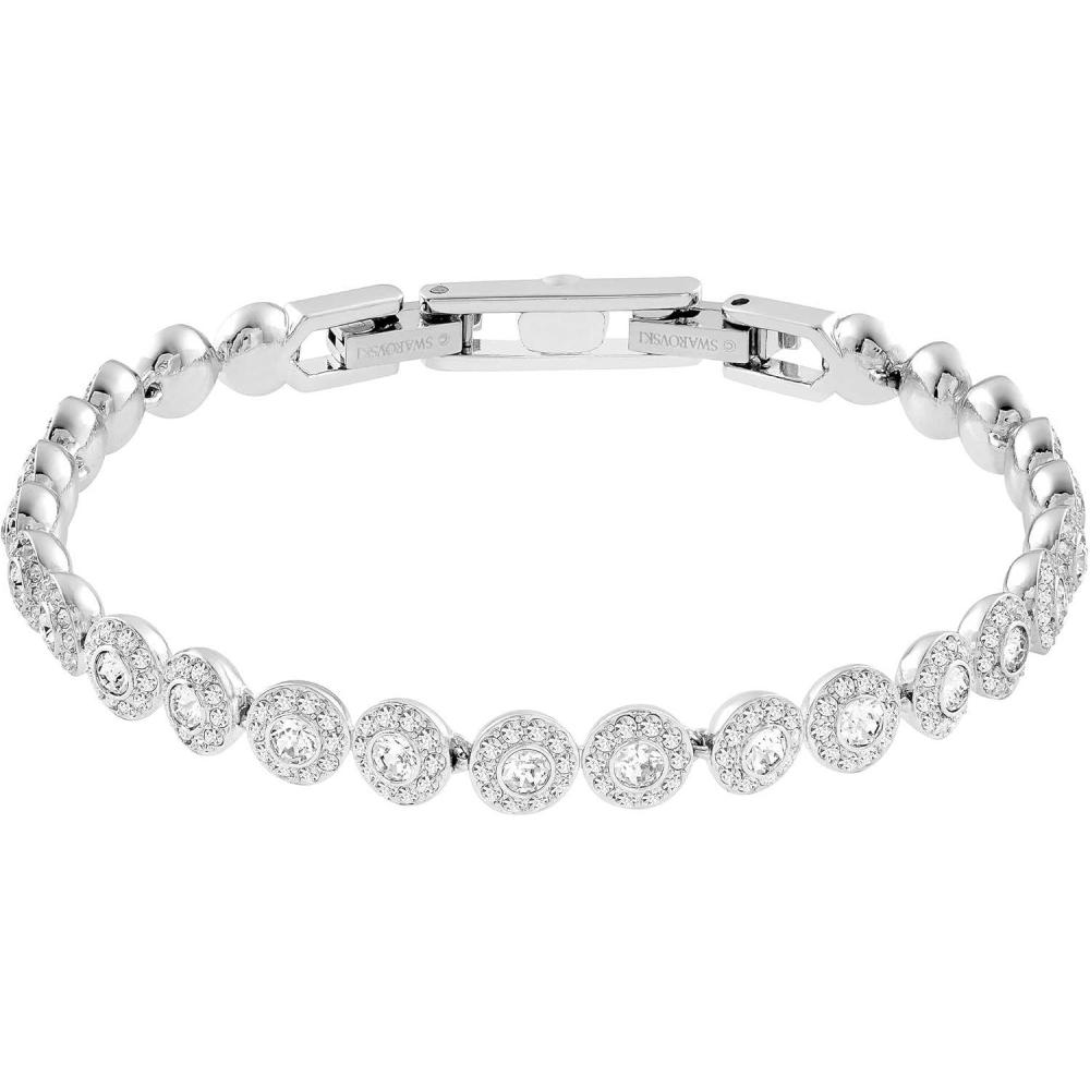 imageSwarovski Una Angelic Bracelet with White Crystals on a Rhodium Plated Setting