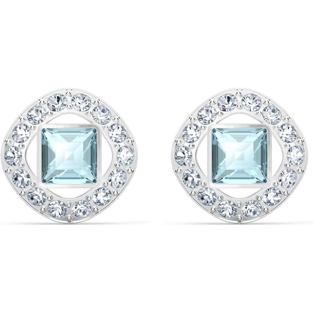 imageSwarovski Una Angelic Crystal Stud Earrings CollectionAqua