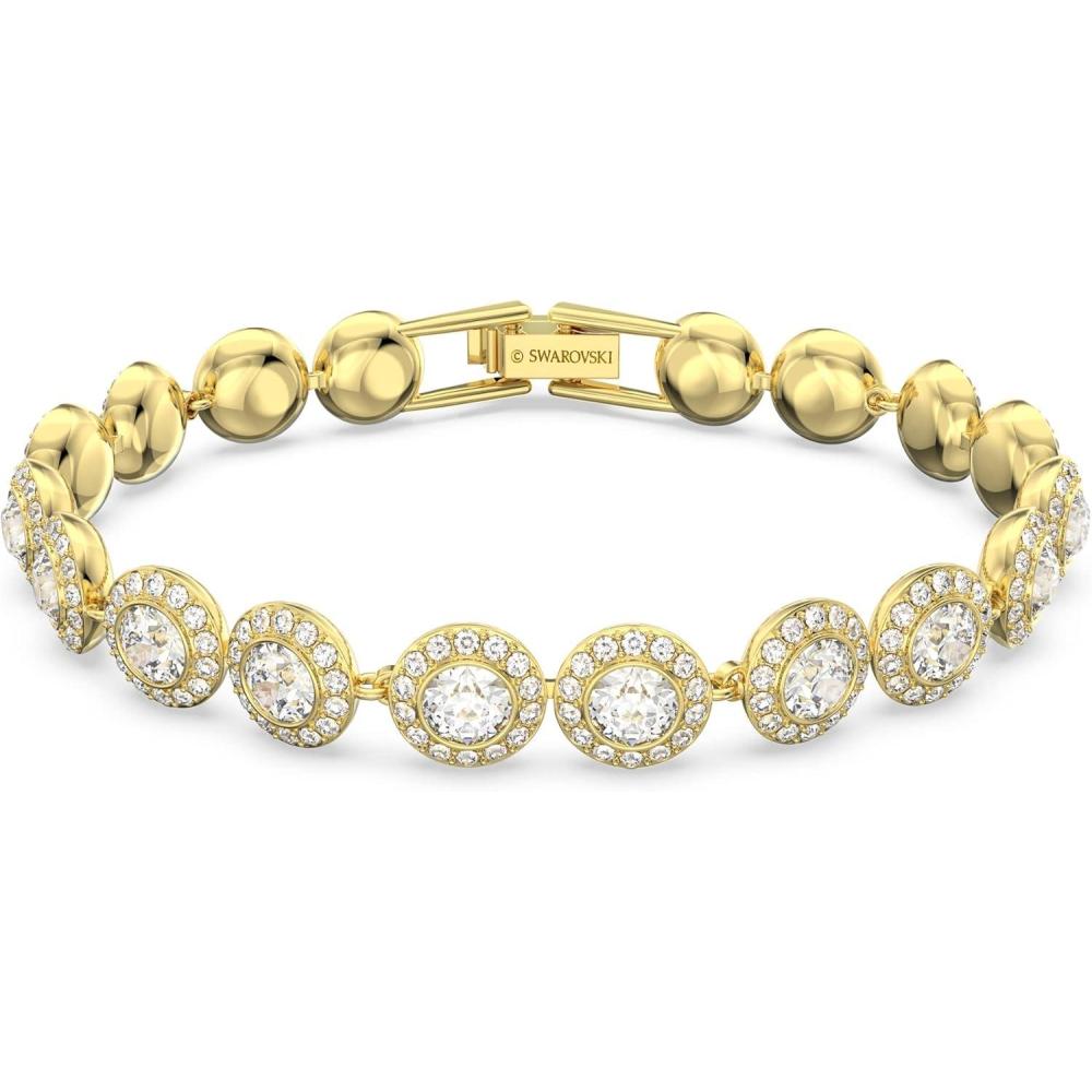 imageSwarovski Una Angelic Crystal Tennis Bracelet CollectionGold Tone