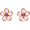 Pink Flower Earrings