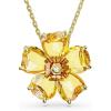 Yellow Flower Pendant Necklace