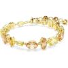 imageSwarovski Gema bracelet Mixed cuts Yellow Goldtone plated
