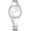 imageSwarovski Hyperbola Bangle Watch Swiss Made Metal Bracelet Silver Tone Stainless Steel