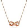 Horizontal Infinity - Rose gold-tone finished
