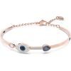 imageSwarovski Womens Symbolica Evil Eye Bangle Bracelet Blue Crystal Mixed Metal Finish Medium