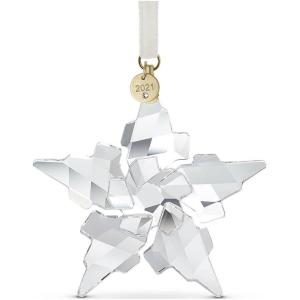 SWAROVSKI Christmas Ornament, 2021 Annual Edition, Little Star, Small, Clear Crystal(2021 Annual Limited Edition – Clear)