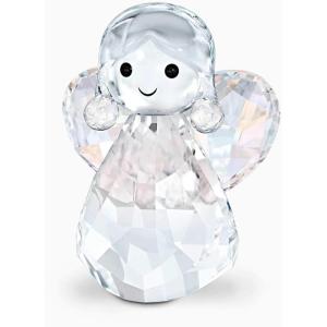 SWAROVSKI Christmas Scene Ornament, for Hanging on a Tree or for Display, Clear Crystal with Teddy Bear and Tree, Part of The Swarovski Joyful Ornaments Collection(Rocking Angel)