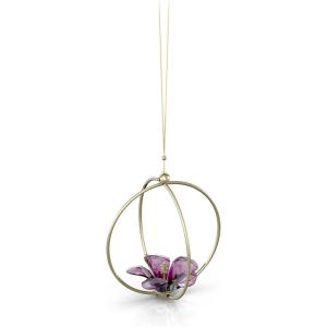 Swarovski Annual Edition Christmas Bell 2022 Ornament, White Crystals, Part of The Annual Edition Collection(Garden Tales Hibiscus Ball)