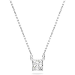 Swarovski Attract Crystal Necklace and Earrings Jewelry Collection(Pendant Necklace – Rhodium Tone)