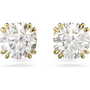 Swarovski Constella Pierced Stud Earrings(Gold-Tone Finish with Clear Crystals)