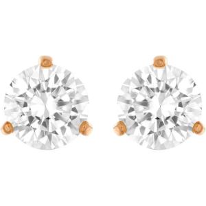 Swarovski Constella Pierced Stud Earrings(Rose Gold Tone Finish with Clear Crystals)