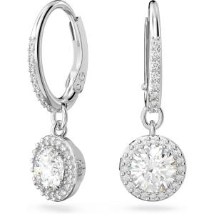 Swarovski Constella Stud Earrings, Drop Earrings Crystal Jewelry Collection(NEW Rhodium Drop Earrings)
