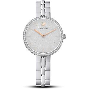 Swarovski Cosmopolitan Crystal Watch, Clear Crystals, Rose Gold Tone Finish, Swiss Made, Part of The Cosmopolitan Watch Collection(Stanless Steel)