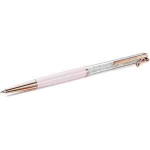 Swarovski Crystalline Silk ballpoint pen, Infinity, Pink lacquered, Rose gold-tone plated