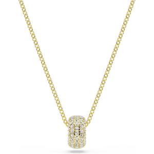 Swarovski Dextera pendant, White, Gold-tone finish