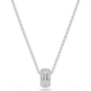 Swarovski Dextera pendant, White, Rhodium finish
