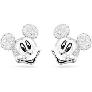 Swarovski Disney Mickey Mouse pendant, White, Rhodium Finished(White)