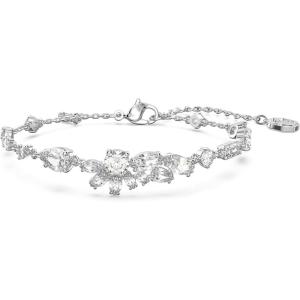 Swarovski Gema Crystal Bracelet Collection(Silver Tone)