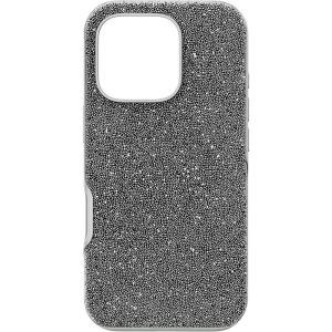 Swarovski High Smartphone Case, iPhone® 16 Pro, Silver Tone