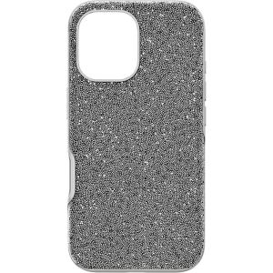 Swarovski High Smartphone Case, iPhone® 16, Silver Tone