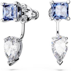 Swarovski Mesmera drop earrings(Blue Earrings Jacket)