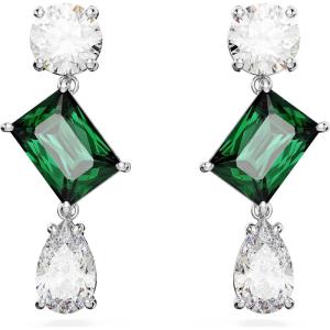 Swarovski Mesmera drop earrings(Green Earrings Set)