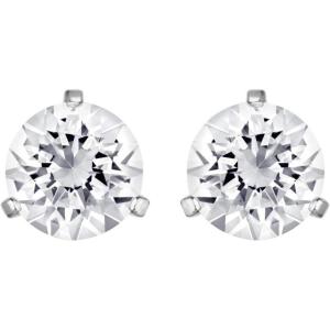 Swarovski Solitaire Crystal Earrings(Earrings – Rhodium Tone Finish)