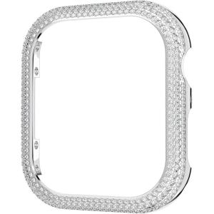 Swarovski Sparkling Smartwatch Case compatible with Apple Watch Series 4 and 5, 40mm, Silver Tone(Silver)