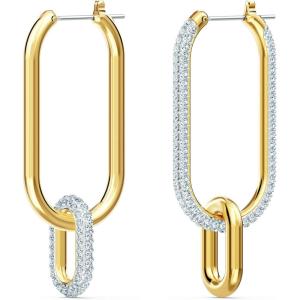 Swarovski Stone Crystal Earrings and Necklace Jewelry Collection(Hoop Pierced Earrings)
