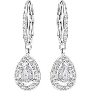 Swarovski Una Angelic Crystal Drop Earrings Collection(Round Cut Earrings)