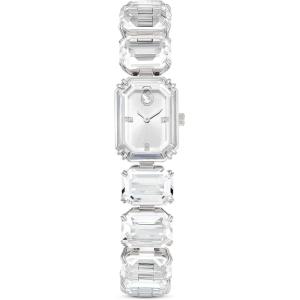Swarovski Watch, Octagon Cut Bracelet, White, Stainless Steel