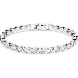 Swarovski Women’s Imber Jewelry Collection, Rhodium Finish, Clear Crystals