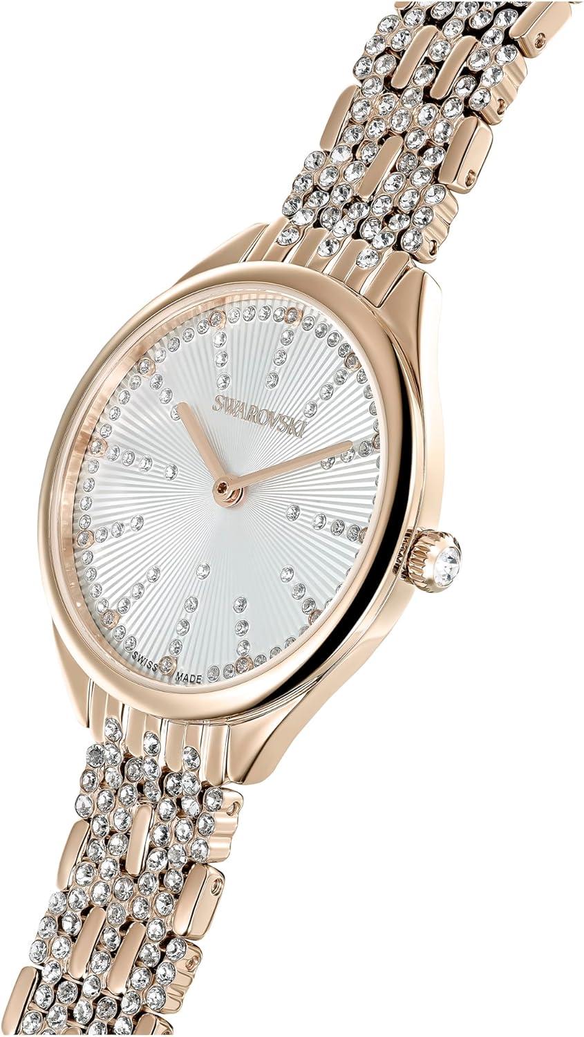 imageSWAROVSKI Attract Crystal Watch Collection Metal BraceletGold Tone Finish