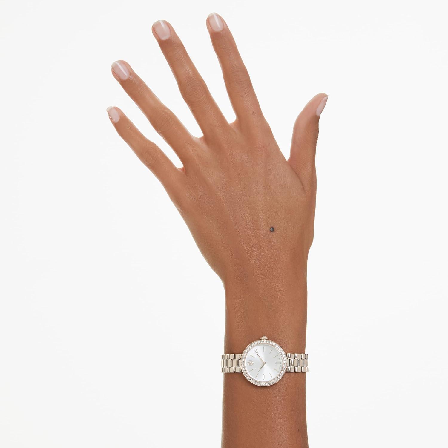 imageSwarovski Certa Crystal Watch Swiss Made Rose Gold Tone Finish Part of The Swiss Made Watches CollectionChampagne Tone