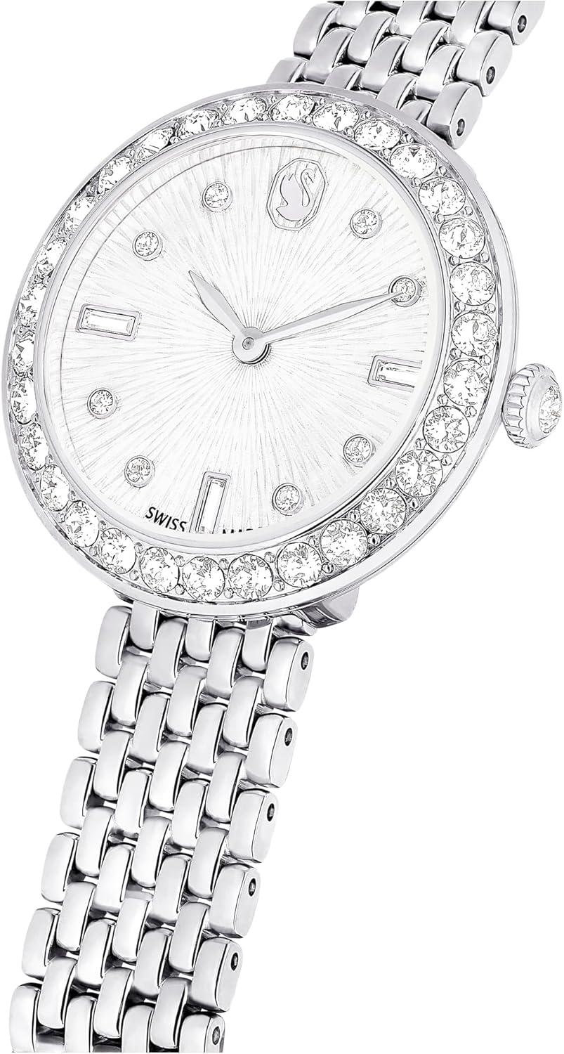 imageSwarovski Certa Crystal Watch Swiss Made Rose Gold Tone Finish Part of The Swiss Made Watches CollectionSilver tone