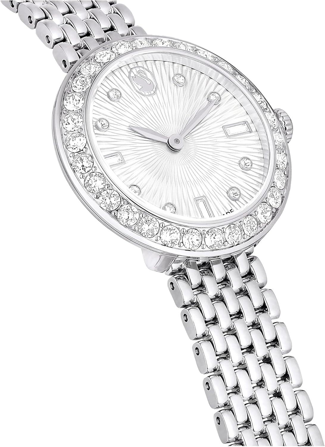imageSwarovski Certa Crystal Watch Swiss Made Rose Gold Tone Finish Part of The Swiss Made Watches CollectionSilver tone
