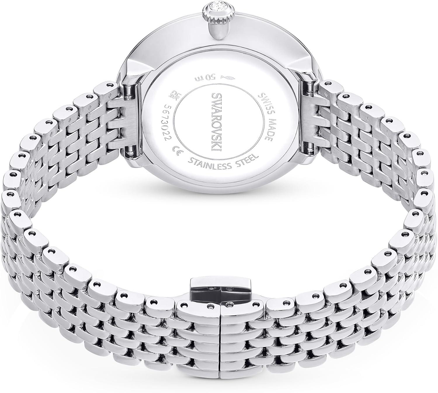 imageSwarovski Certa Crystal Watch Swiss Made Rose Gold Tone Finish Part of The Swiss Made Watches CollectionSilver tone