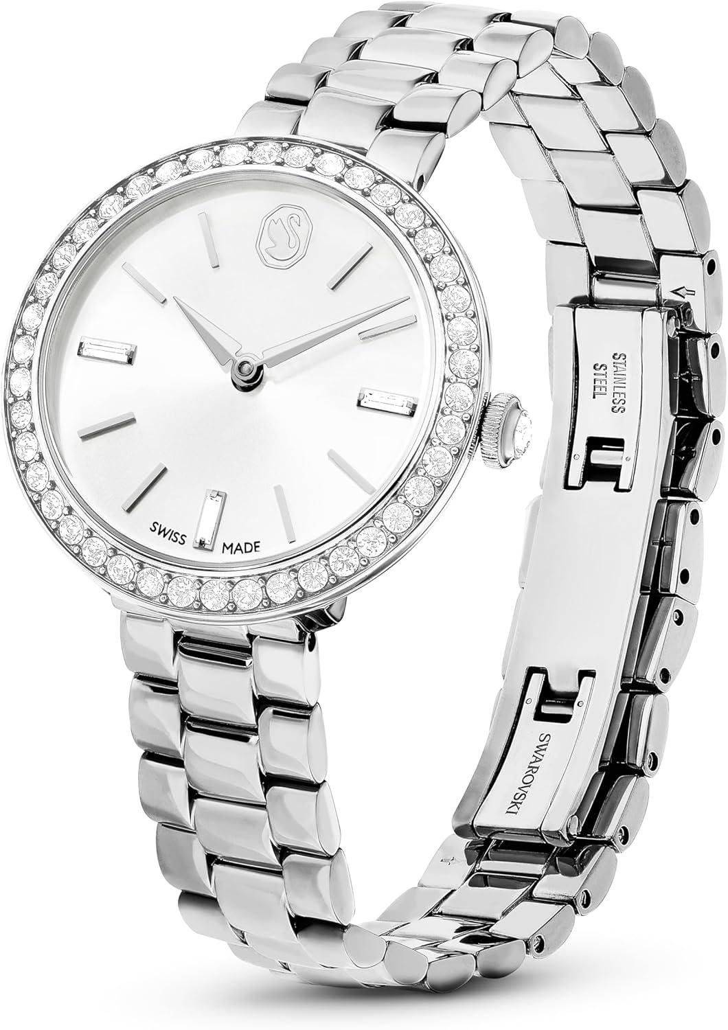 imageSwarovski Certa Crystal Watch Swiss Made Rose Gold Tone Finish Part of The Swiss Made Watches CollectionStainless Band V1