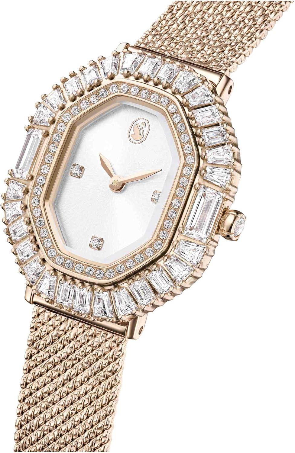 imageSwarovski Matrix Octagon Watch Metal Bracelet Gold Tone Champagne GoldTone Finish