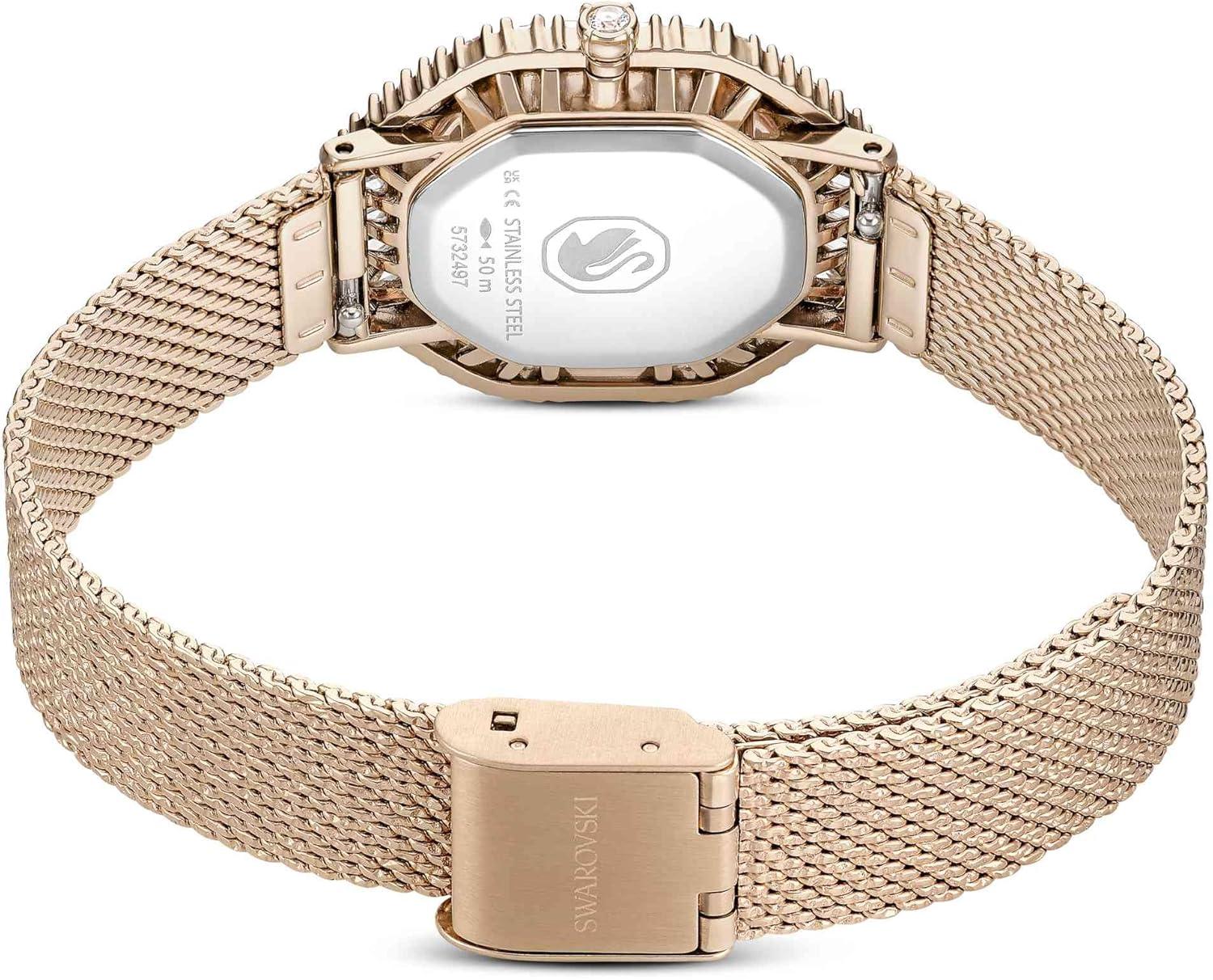 imageSwarovski Matrix Octagon Watch Metal Bracelet Gold Tone Champagne GoldTone Finish