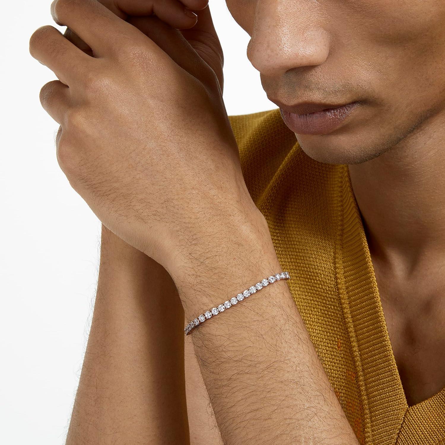 imageSwarovski Tennis Deluxe CollectionBracelet Rose Gold Tone