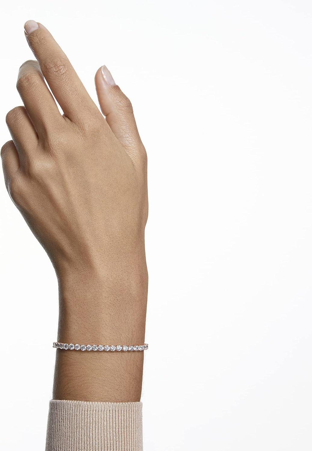 imageSwarovski Tennis Deluxe CollectionBracelet Rose Gold Tone