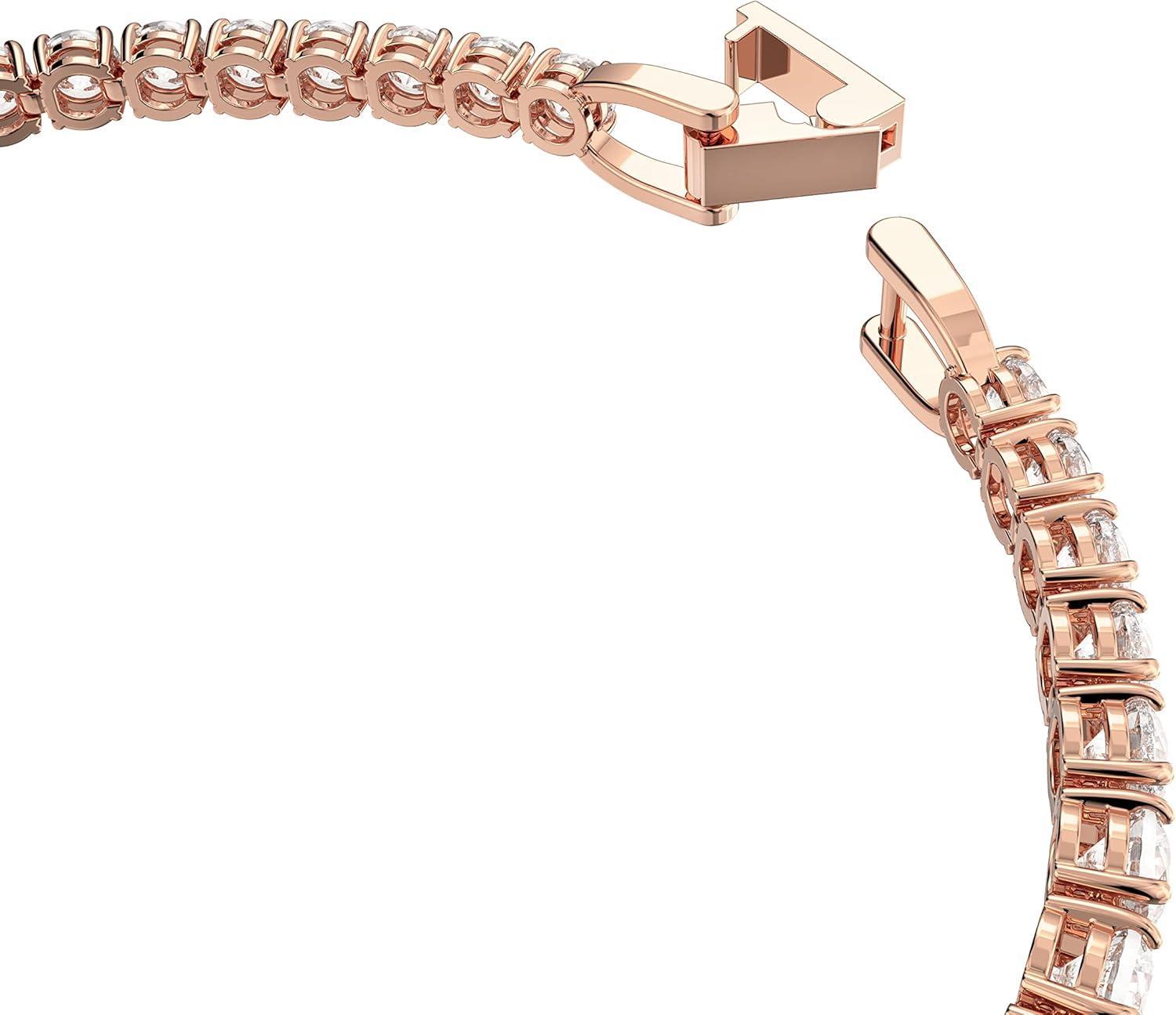 imageSwarovski Tennis Deluxe CollectionBracelet Rose Gold Tone