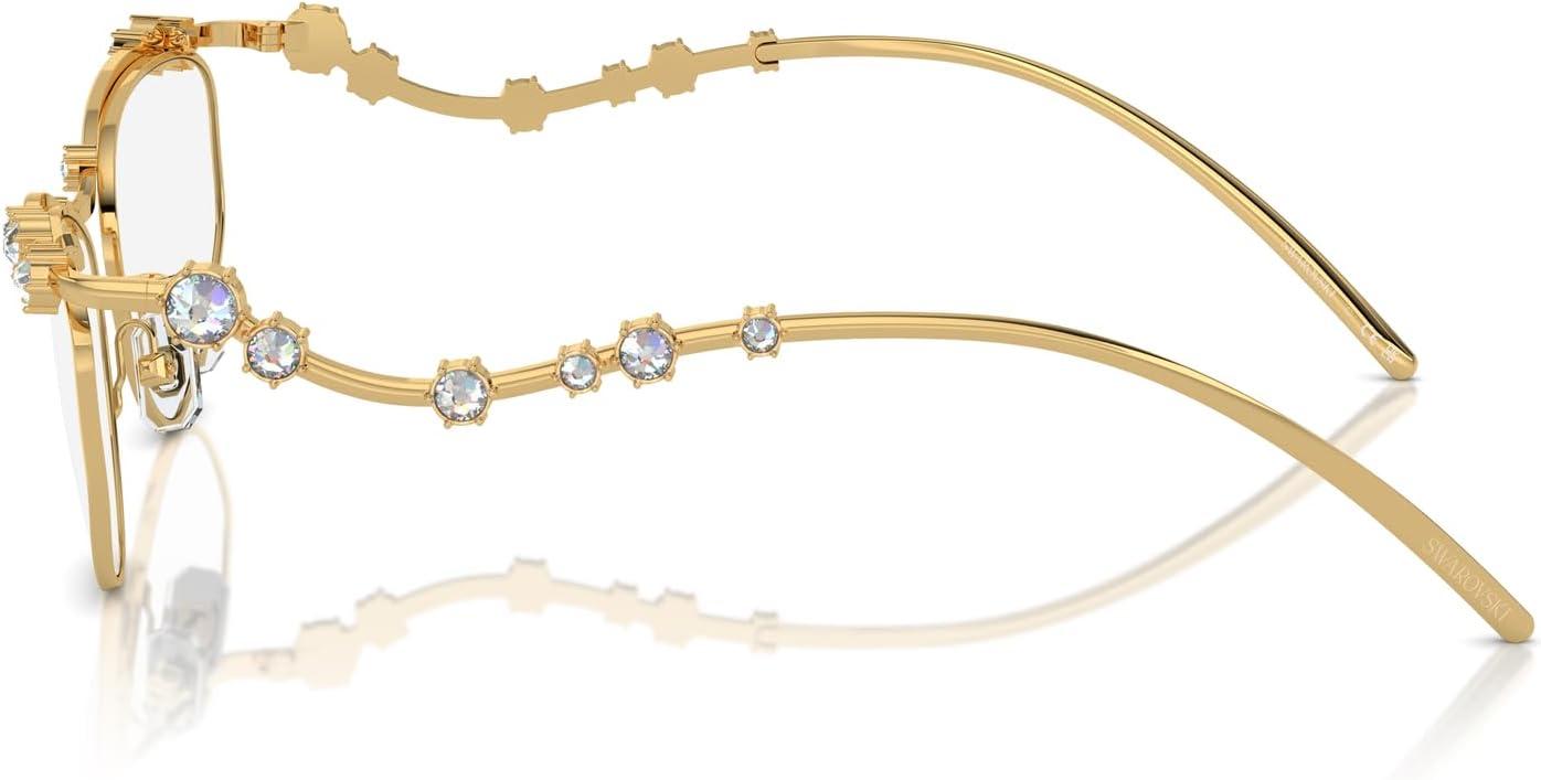imageSwarovski Womens Sk1015 Cat Eye Prescription Eyewear FramesGoldDemo Lens