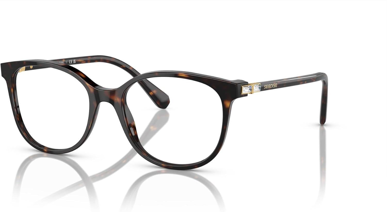 imageSwarovski Womens Sk2002 Square Prescription Eyewear FramesHavanaDemo Lens