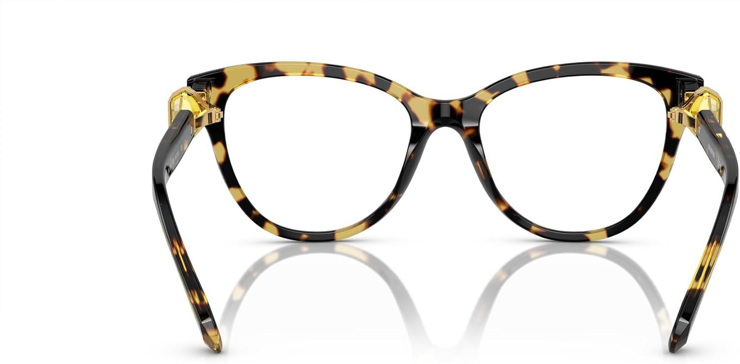 imageSwarovski Womens Sk2004 Round Prescription Eyewear FramesLight HavanaDemo Lens